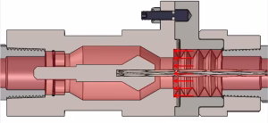 BMD089 - Lifeguard Technologies - breakaway Safety Hose for CNG - UHP Fitting - pressure